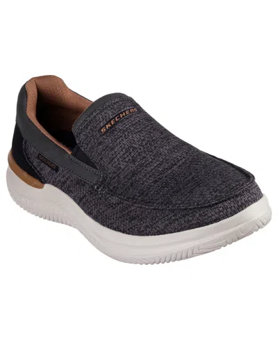 Skechers Men's Relaxed Fit: Hasting In Gray,black