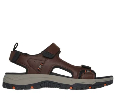 Skechers Men's Relaxed Fit: Prewitt - Rigdon Sandals In Brown