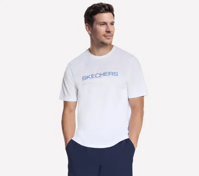 Skechers Men's Script T-shirt In White