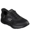 Skechers Arch Fit Sr- Ringstap Mens Steel Toe Slip Resistant Work And Safety Shoes In Black
