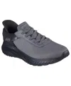 Skechers Men's Slip-ins: Bobs Sport Squad Chaos Casual Sneakers From Finish Line In Gray