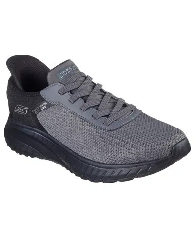 Skechers Men's Slip-ins: Bobs Sport Squad Chaos Casual Sneakers From Finish Line In Gray