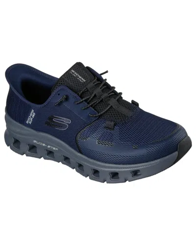 Skechers Men's Slip-ins: Glide-step Pro Memory Foam Casual Walking Sneakers From Finish Line In Blue