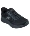 Skechers Arch Fit Sr- Ringstap Mens Steel Toe Slip Resistant Work And Safety Shoes In Black