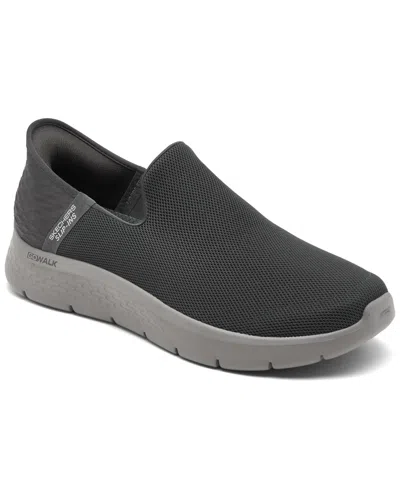 Skechers Men's Slip-ins Gowalk Flex Slip-on Casual Sneakers From Finish Line In Dkgy-dark