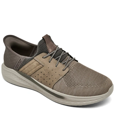 Skechers Men's Slip-ins Relaxed Fit- Slade In Taupe