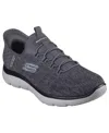 Skechers Men's Slip-ins: Summits In Core Black,charcoal