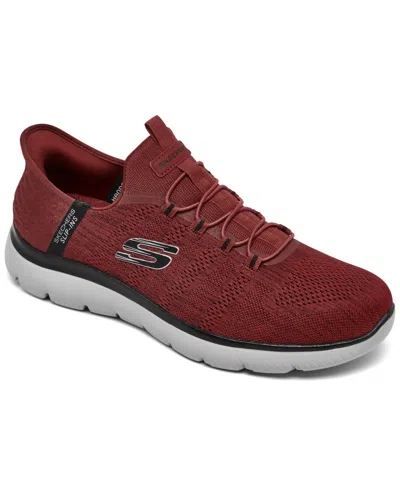 Skechers Men's Slip-ins: Summits In Red,black