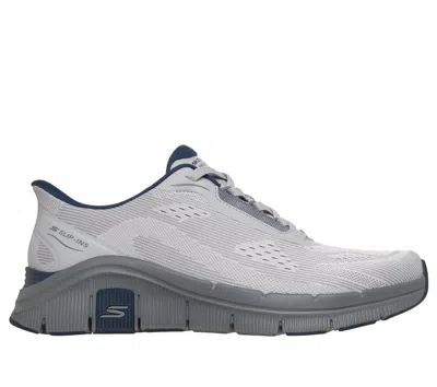 Skechers Men's Slip-in Relaxed Fit: Flex - Zayder Sneaker In Gray
