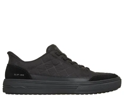 Skechers Men's Slip-ins: Arch Fit Arcade - Cozy Fit Charming Daze Sneaker In Black