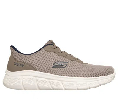 Skechers Men's Slip-ins: Bobs Sport B Flex - Glacial Edge Sneaker In Brown