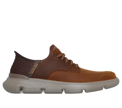Skechers Men's Slip-ins: Garza - Gervin Slip-on Shoes In Brown