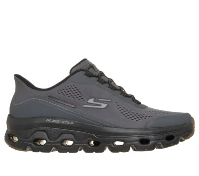 Skechers Men's Slip-ins: Glide-step Sole - Glover Peak Hands Free Slip-ins Sneaker In Gray