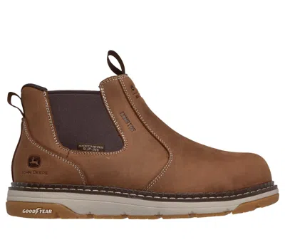 Skechers Men's Slip-ins John Deere: Flex Boot Rangeland - Driftpine Boots In Brown