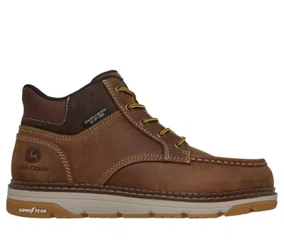 Skechers Men's Slip-ins John Deere: Flex Boot Rangeland - Oakhorn Boots In Brown