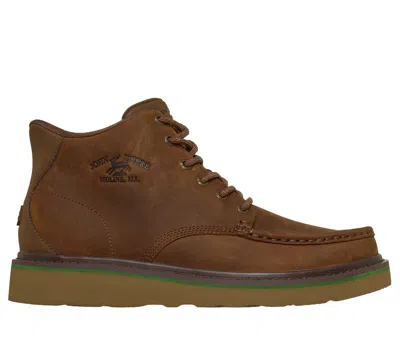 Skechers Men's Slip-ins John Deere Relaxed Fit: Brockman 2.0 - Falcone Boots In Brown