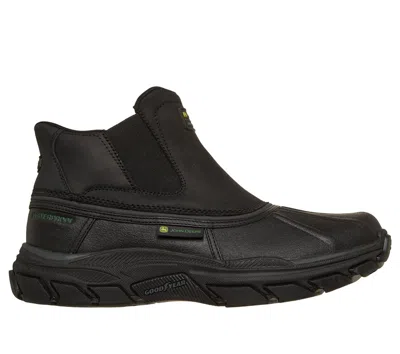 Skechers Men's Slip-ins John Deere Waterproof Relaxed Fit: Respected - Langdon Boots In Black