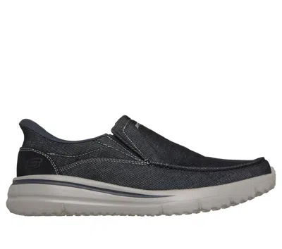 Skechers Men's Slip-ins Relaxed Fit: Coffield - Calgary Slip-on Shoes In Black