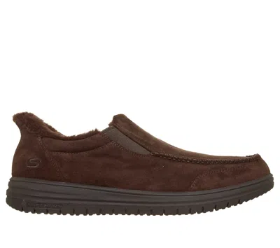 Skechers Men's Slip-ins Relaxed Fit: Murette - Scofield Slipper In Brown