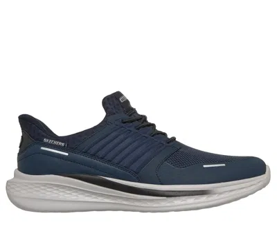 Skechers Men's Slip-ins Relaxed Fit: Slade - Luther Sneaker In Blue