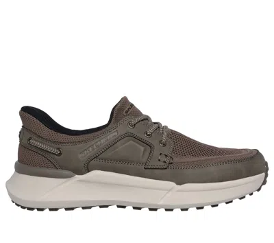Skechers Men's Slip-ins Relaxed Fit: Toliver - Vito Sneaker In Brown