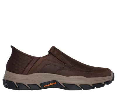 Skechers Men's Slip-ins Rf: Respected - Elgin Slip-on Shoes In Brown