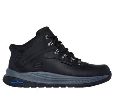 Skechers Men's Slip-ins Waterproof Relaxed Fit: Meroe - Pikeman Boots In Black