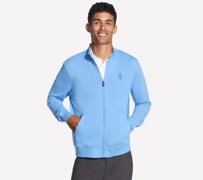 Skechers Men's The Hoodless Hoodie Go Walk Everywhere Jacket In Blue