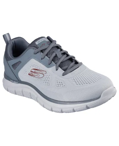 Skechers Men's Track Broader Casual Walking Sneakers From Finish Line In Gray