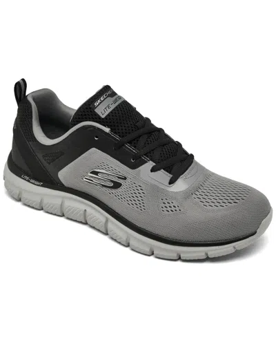 Skechers Men's Track In Grey,black