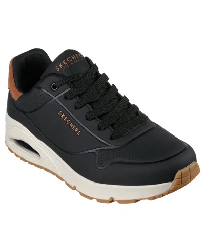 Skechers Street Uno Suited On Air Sneaker In Black