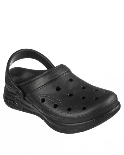 Skechers Men's Valiant Clog In Black/black