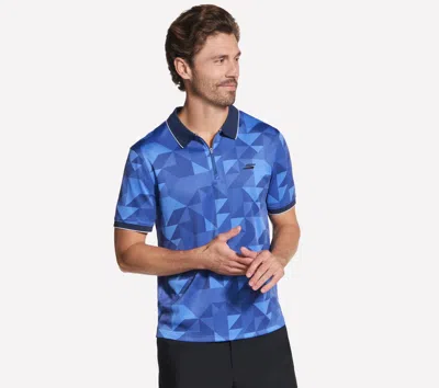 Skechers Men's Victory Cascade Polo T-shirt In Blue