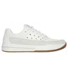 Skechers Men's Viper Court Luxe Sneaker In White/grey In Multi