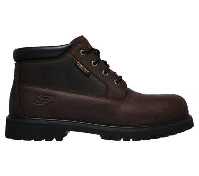 Skechers Men's Waterproof Boots In Brown