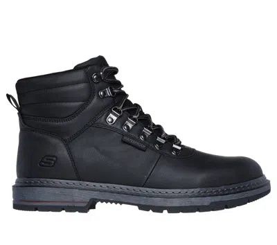 Skechers Men's Waterproof Relaxed Fit: Corado - Jaxx Boots In Black