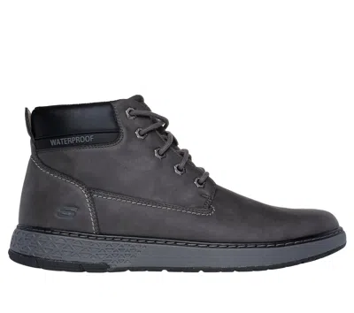 Skechers Men's Waterproof Relaxed Fit: Garlan - Deno Boots In Black