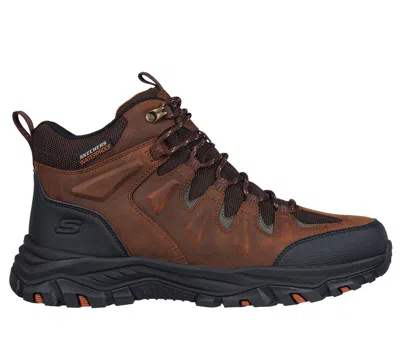 Skechers Men's Waterproof Relaxed Fit: Rickter - Branson Boots In Brown
