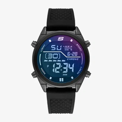 Skechers Mens Chronograph Black Strap Watch Sr5142