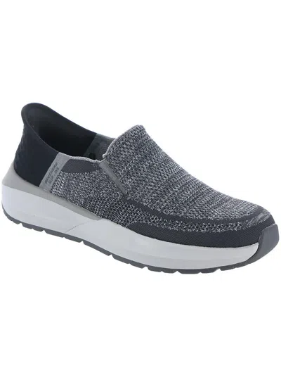 Skechers Mens Fitness Round Toe Casual And Fashion Sneakers In Gray