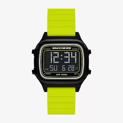 Skechers Mens Yellow Strap Watch Sr5260 In Green