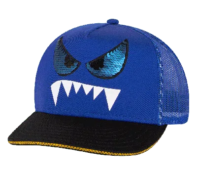 Skechers Monster Eyes Trucker Hat In Multi