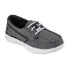 Skechers On The Go Flex Ashore Womens Moc Closed Toe Slip-on Shoe In Gray