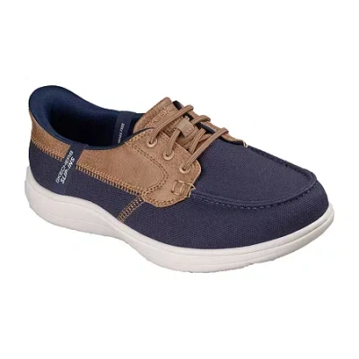 Skechers On The Go Flex Radiant Sandy Womens Boat Shoes In Blue