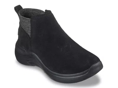Skechers On The Go Midtown Hinterland Chelsea Bootie In Black