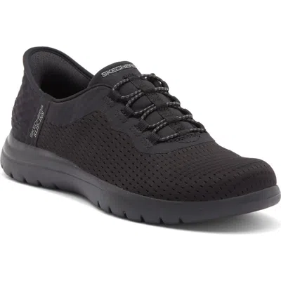 Skechers On-the-go Slip-on Sneaker In Black