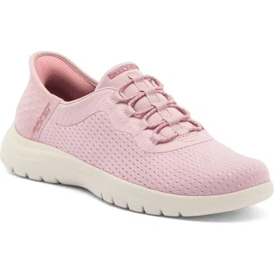Skechers On-the-go Slip-on Sneaker In Mauve