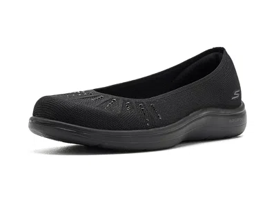 Skechers On-the-go Flex Radiant - Summer Women's Flat Shoes Black/black: 6 B - Medium