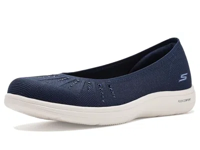 Skechers On-the-go Flex Radiant - Summer Women's Flat Shoes Navy: 9 B - Medium