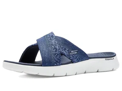 Skechers On-the-go Go Walk Flex Sandals W/ Floral Print In Multi
